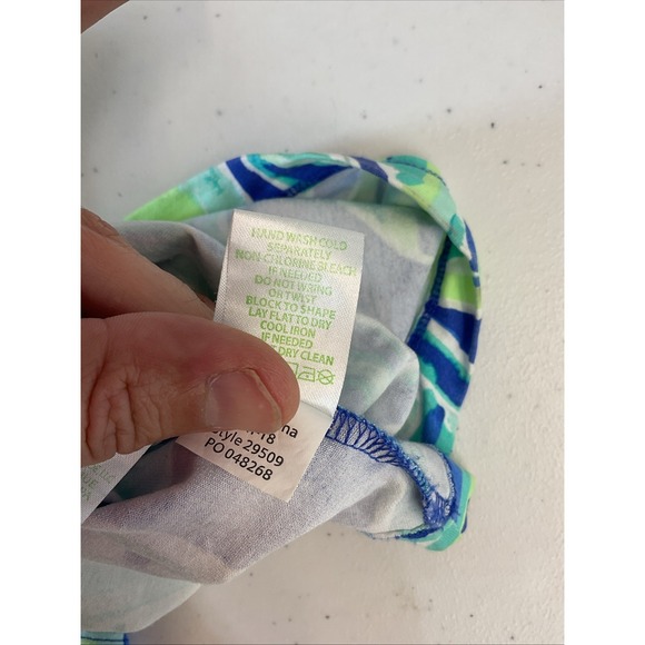 Lilly Pulitzer Marlisa Strapless Maxi Dress Palm Passage Print Size M Coastal - Picture 7 of 10